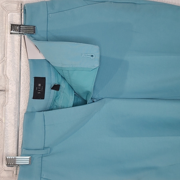 NWT WHBM blue slim ankle pant size 00L - Picture 2 of 12